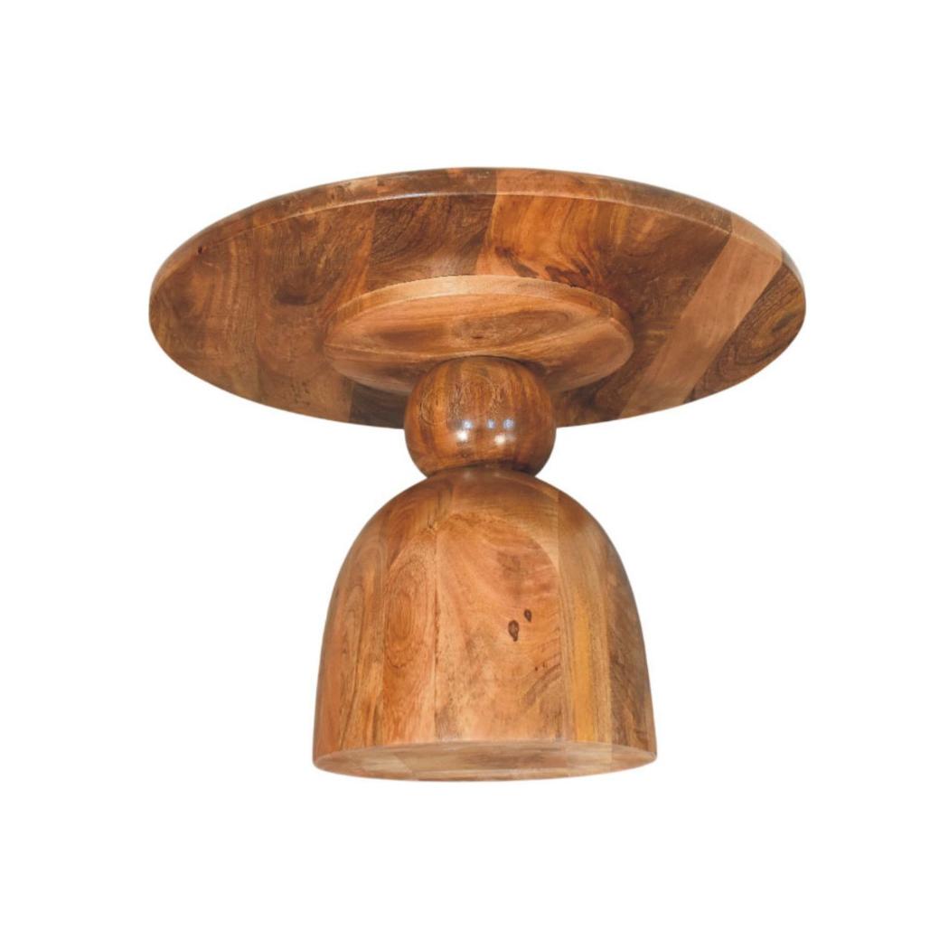 Sculpted Pedestal Coffee Table | Sculptural Form | Contemporary Living Room Centrepiece