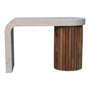 Serenity Terrazzo Coffee Table | Decorative Stone Surface | Contemporary Living Room Table