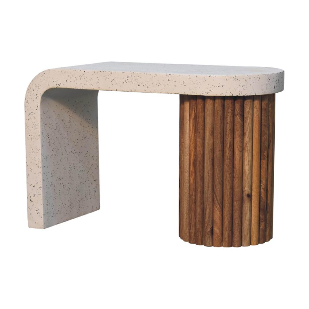 Serenity Terrazzo Coffee Table | Decorative Stone Surface | Contemporary Living Room Table