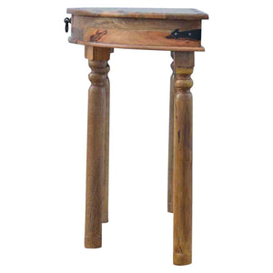 Serpentine Console Table | Curved Front Design | Elegant Hallway Accent