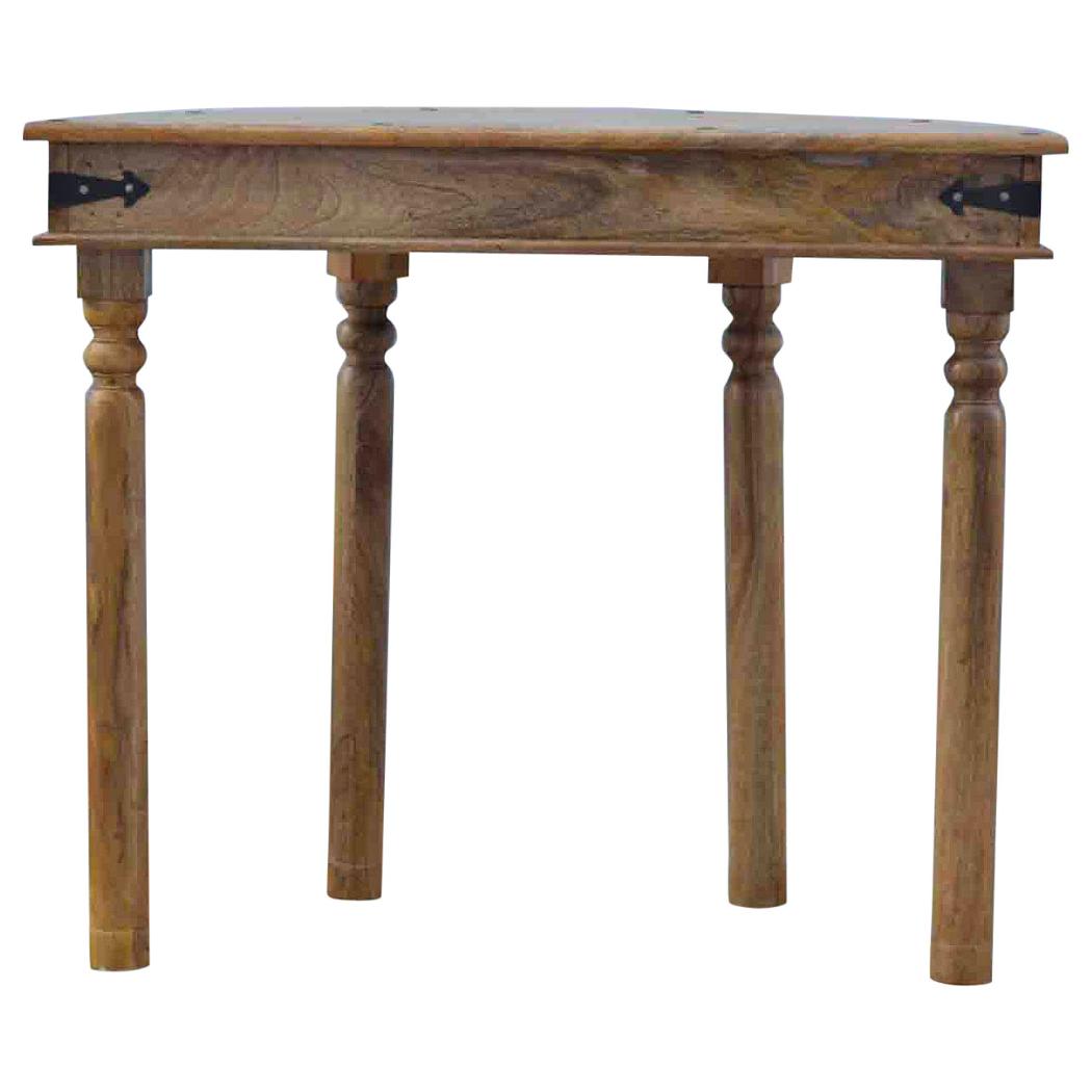 Serpentine Console Table | Curved Front Design | Elegant Hallway Accent