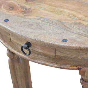 Serpentine Console Table | Curved Front Design | Elegant Hallway Accent