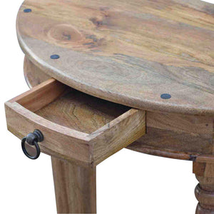 Serpentine Console Table | Curved Front Design | Elegant Hallway Accent