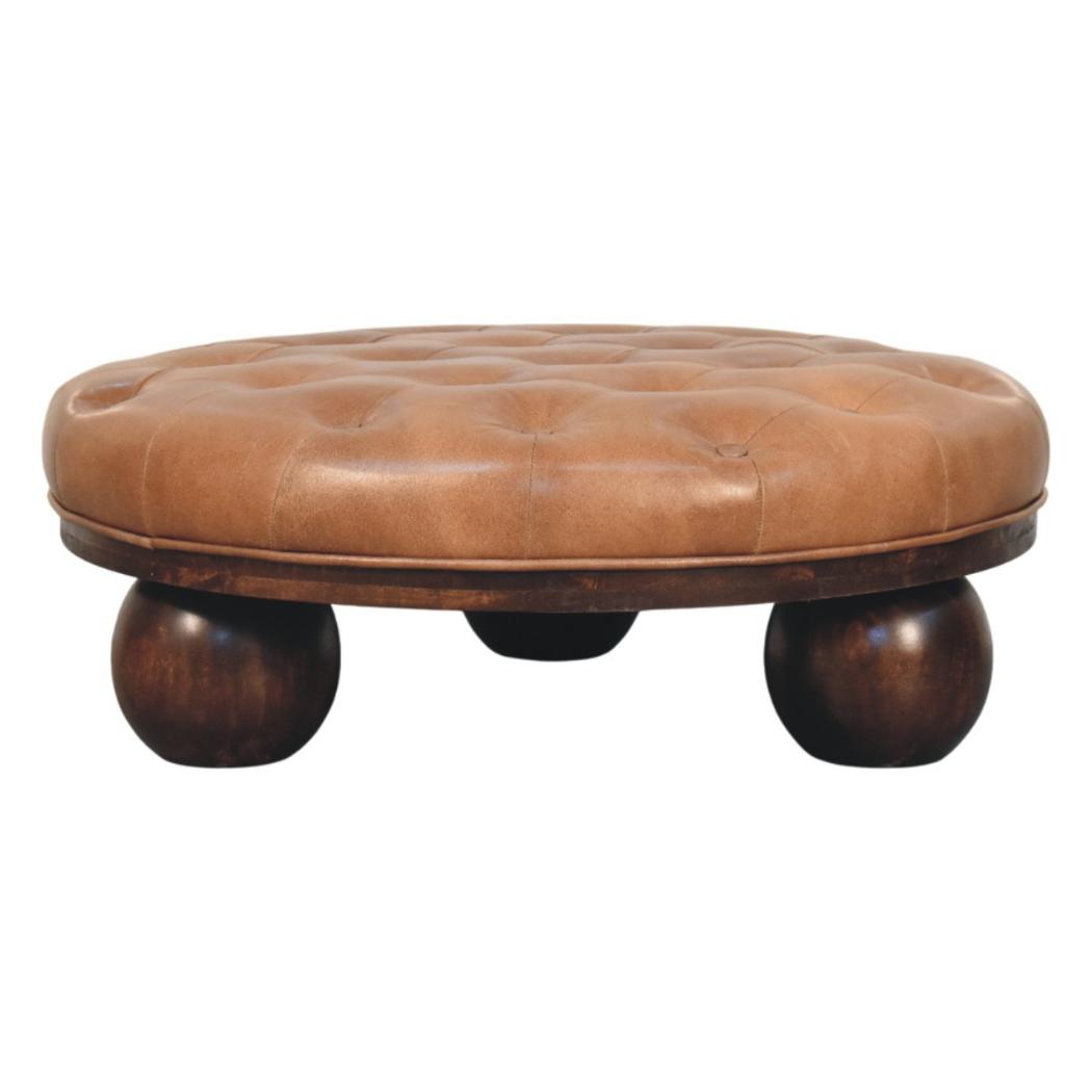 Sfera Coffee Table | Solid Mango Wood | Sculptural Design