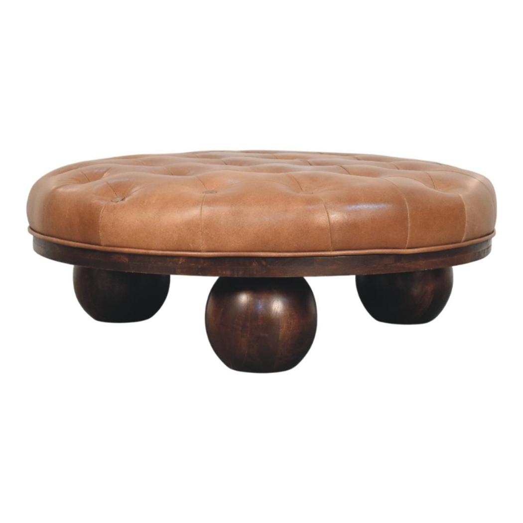 Sfera Coffee Table | Solid Mango Wood | Sculptural Design