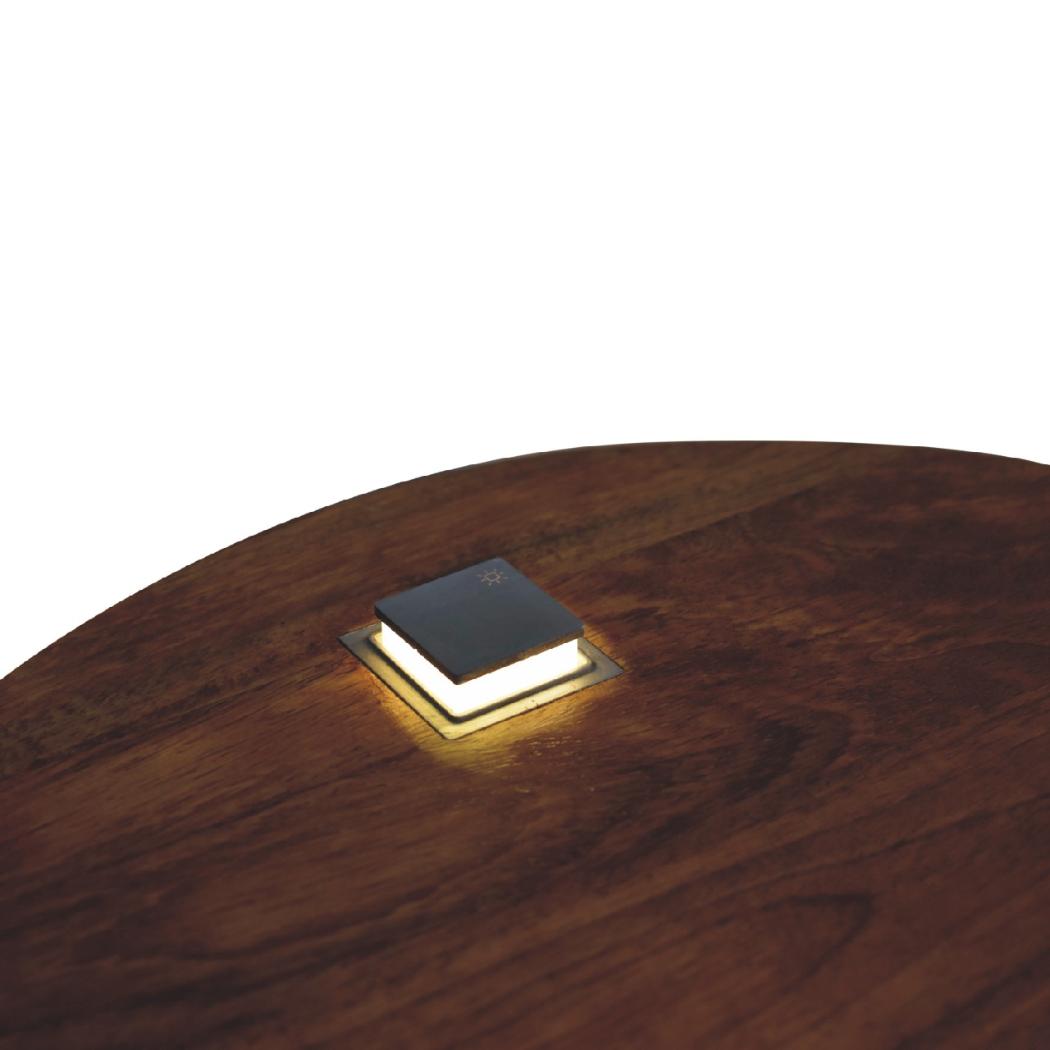Single Bedside Table | Chestnut Finish | Compact Bedroom Storage