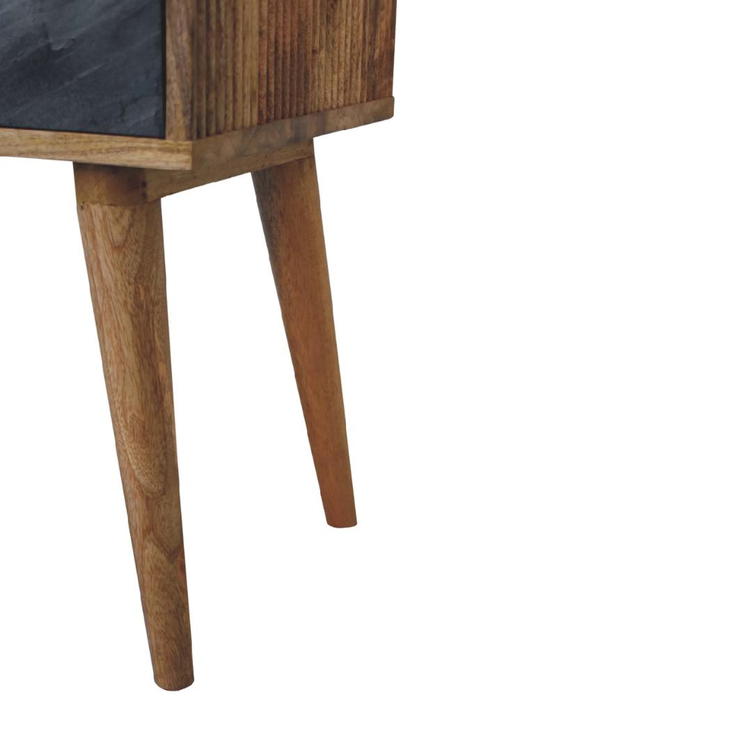 Slade Bedside | Solid Mango Wood | Natural Wood Finish | Artisan-Crafted Design