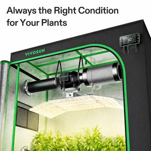 Slimline Smart Grow Tent System | 4x2 ft | 200W Full Spectrum LED