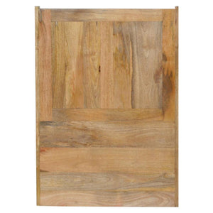 Small Monks Storage Bench | Solid Mango Wood | Oak Finish | Hallway Storage Seat