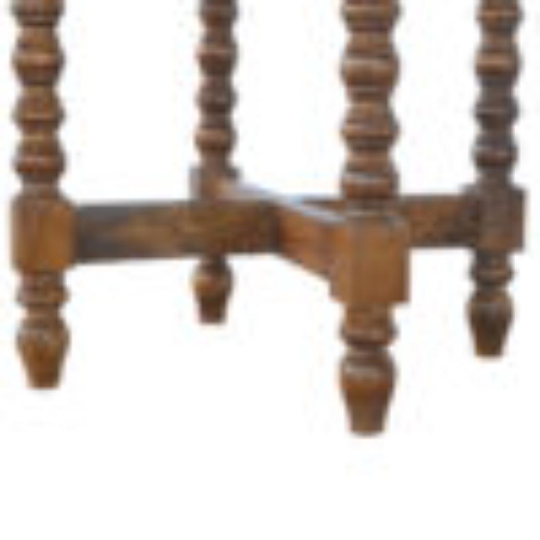 Small Round Mango Wood Tea Table | Natural Timber | Compact Occasional Table