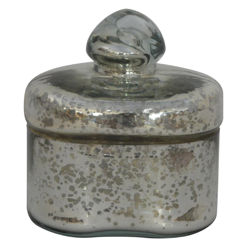 Small Vintage Style Decorative Jar | Compact Accent Vessel