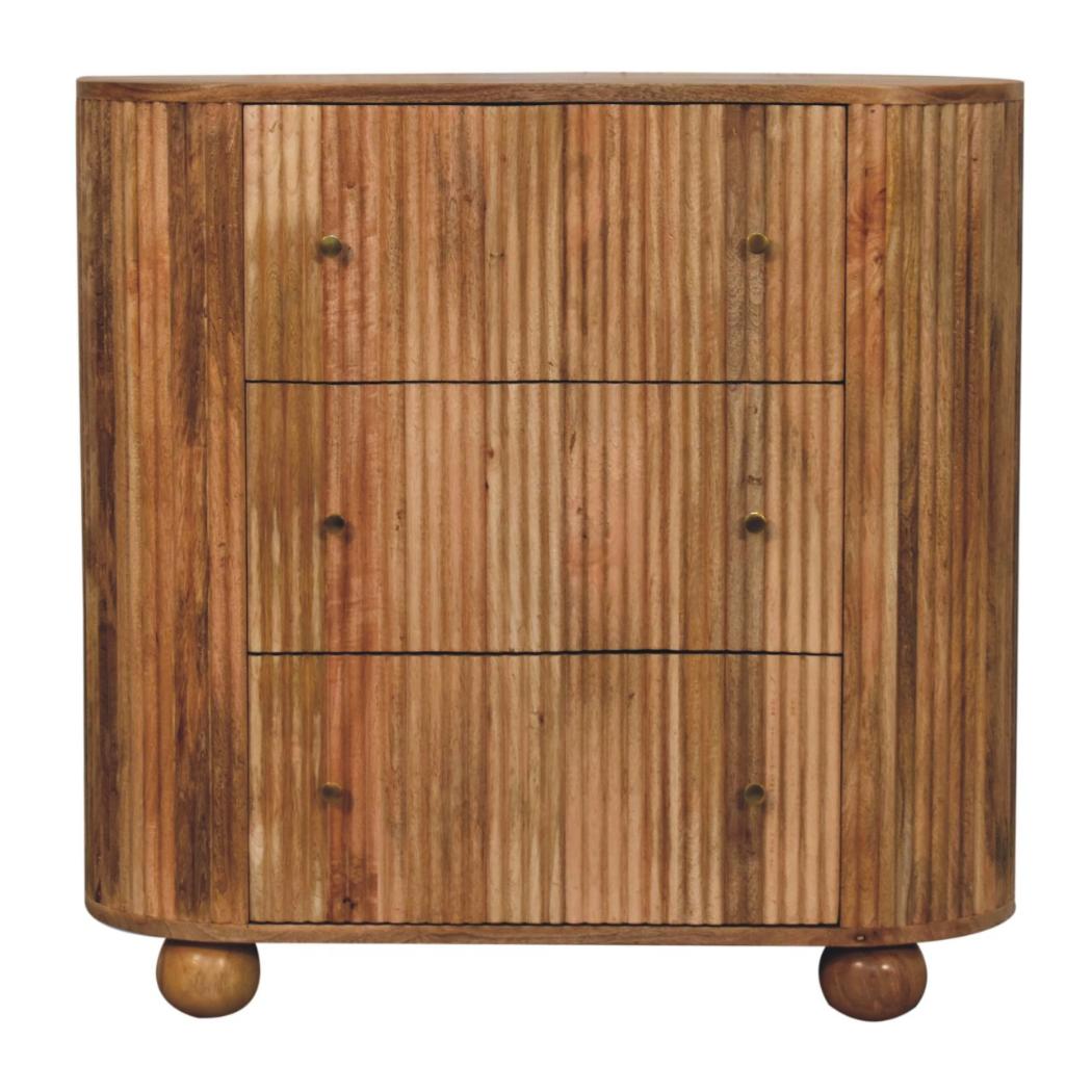 Soba Ball Chest of Drawers | Sculptural Detail | Practical Storage