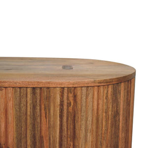 Soba Ball Lid-Up Coffee Table | Solid Mango Wood | Storage Design