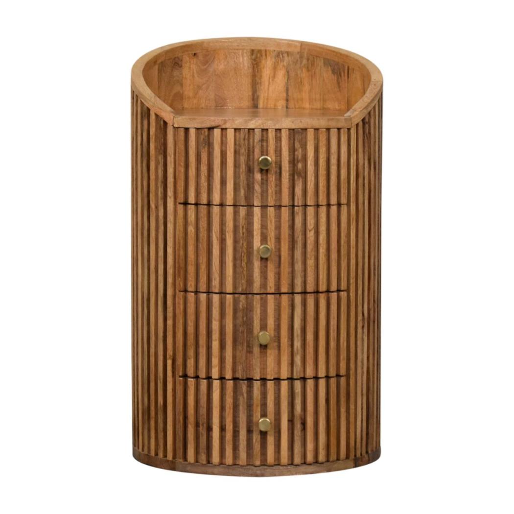 Soba Bedside Table | Compact Bedroom Storage | Contemporary Design