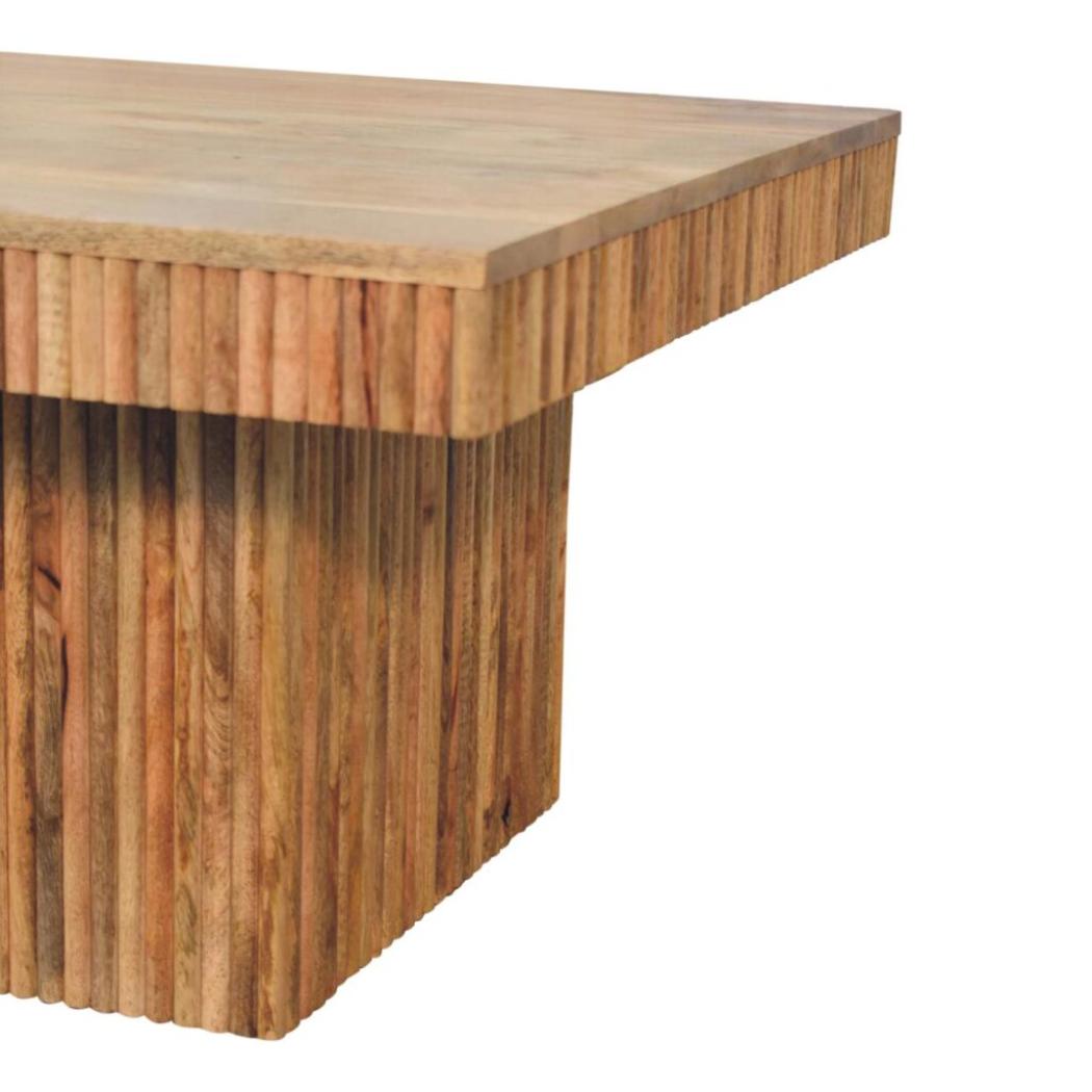 Soba Chunky Coffee Table | Bold Low Profile | Contemporary Design