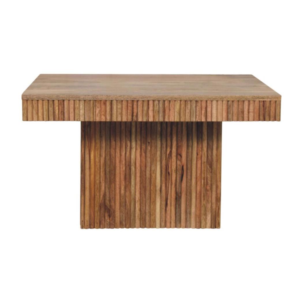Soba Chunky Coffee Table | Bold Low Profile | Contemporary Design