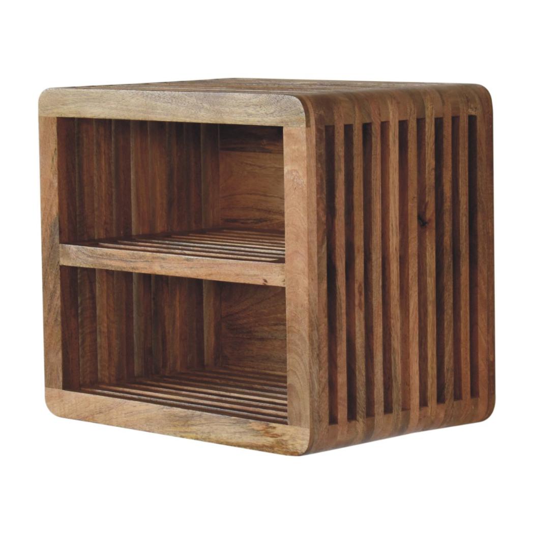 Soba Double-Shelf Wall-Mounted Bedside Table | Floating Open Storage