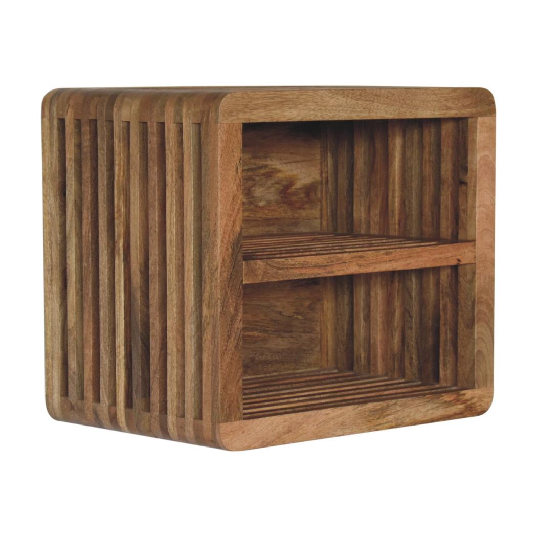 Soba Double-Shelf Wall-Mounted Bedside Table | Floating Open Storage