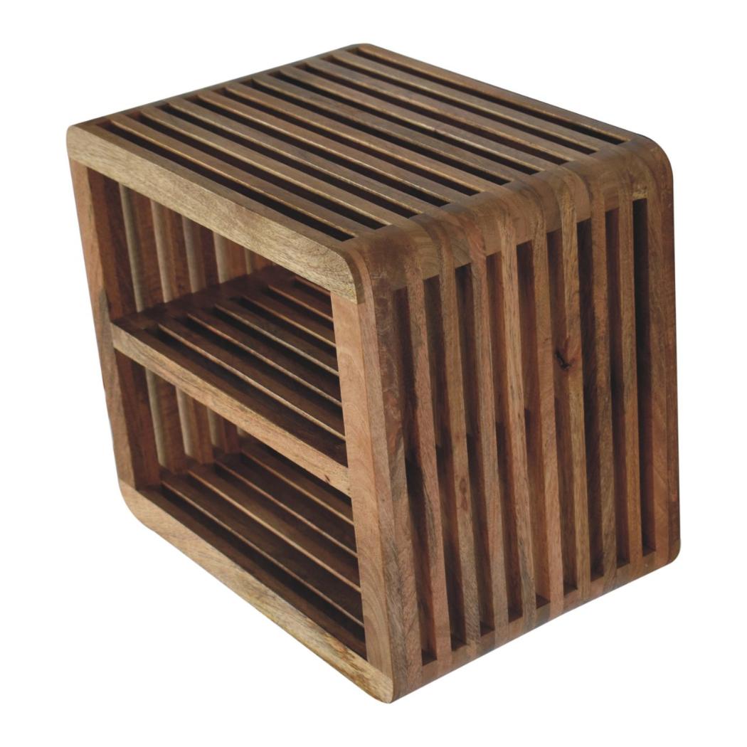 Soba Double-Shelf Wall-Mounted Bedside Table | Floating Open Storage