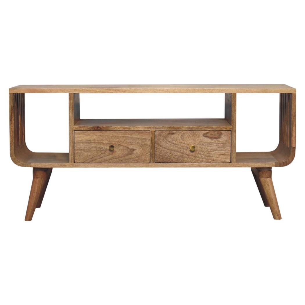 Soba Nordic Multi Media Unit | Open Storage | Contemporary TV Console