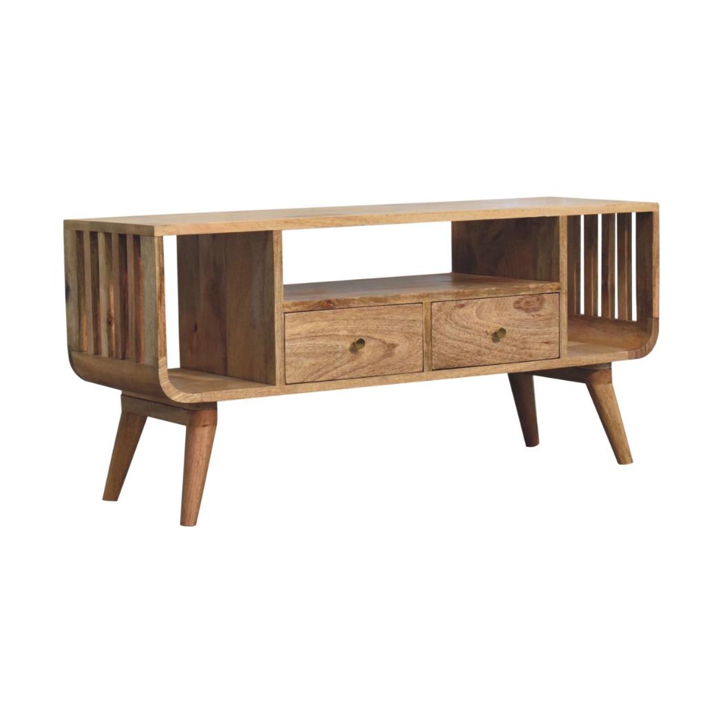 Soba Nordic Multi Media Unit | Open Storage | Contemporary TV Console