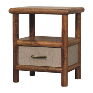 Solara Rattan Bedside Table | Natural Texture | Relaxed Bedroom Furniture
