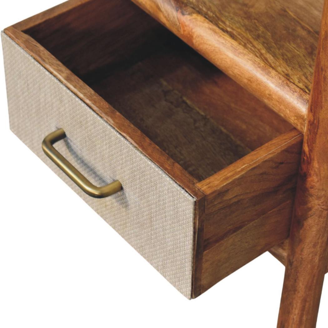 Solara Rattan Bedside Table | Natural Texture | Relaxed Bedroom Furniture