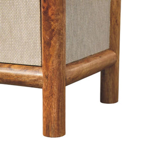 Solara Rattan Bedside Table | Natural Texture | Relaxed Bedroom Furniture