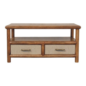 Solara Rattan Coffee Table | Natural Texture | Living Room Centrepiece