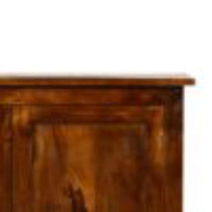 Solid Nordic Cabinet | Chestnut Finish | Scandinavian Storage