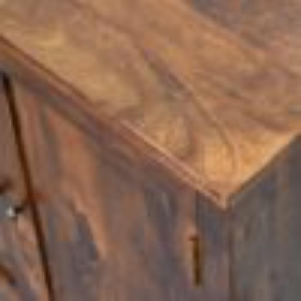 Solid Nordic Cabinet | Chestnut Finish | Scandinavian Storage