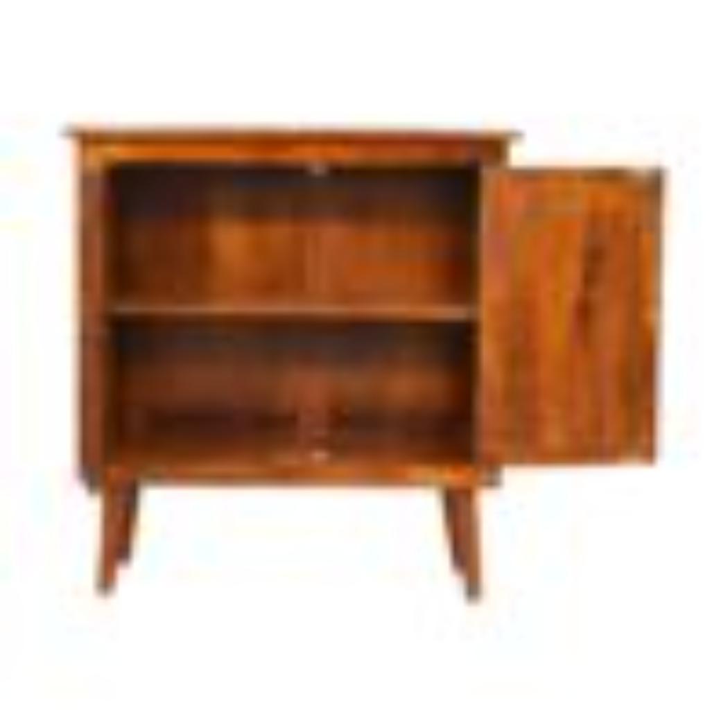 Solid Nordic Cabinet | Chestnut Finish | Scandinavian Storage