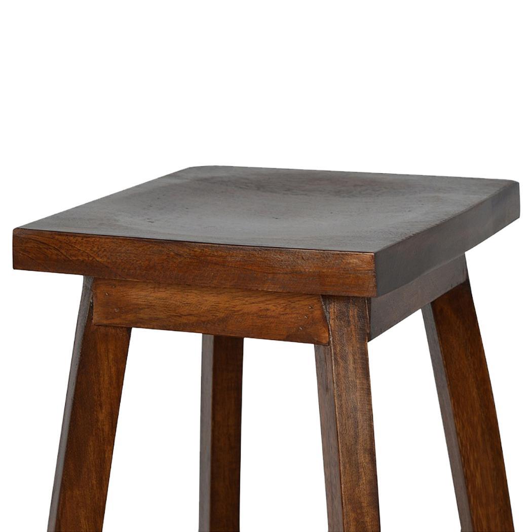 Solid Wood Bar Stool | Natural Timber | Kitchen & Bar Seating