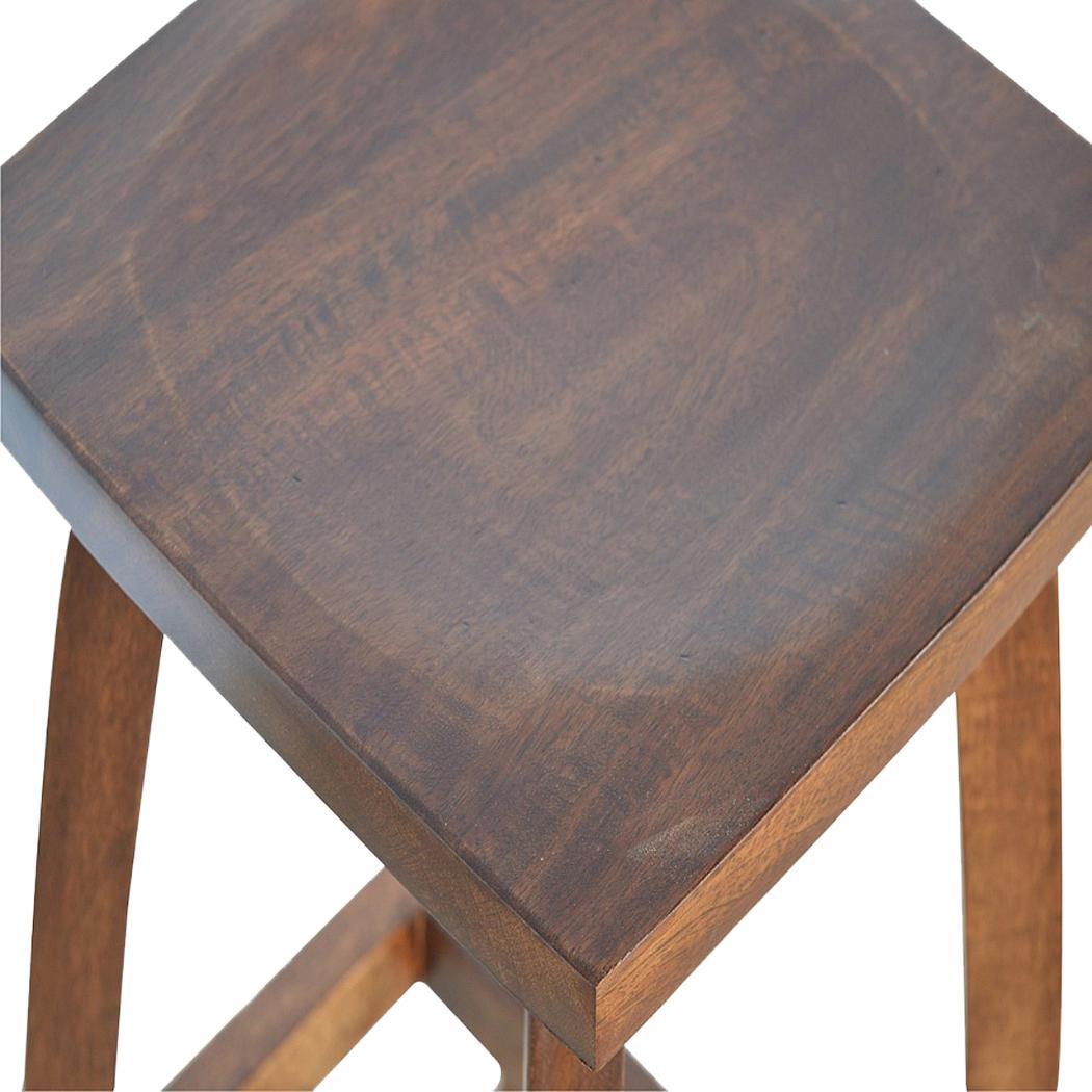 Solid Wood Bar Stool | Natural Timber | Kitchen & Bar Seating