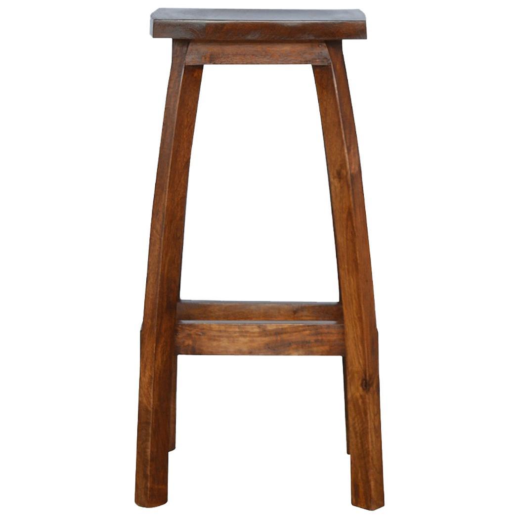 Solid Wood Bar Stool | Natural Timber | Kitchen & Bar Seating