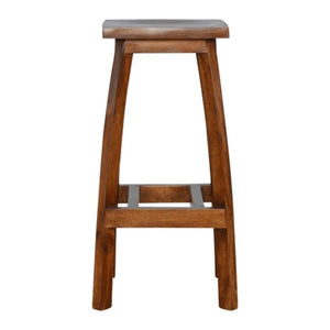 Solid Wood Bar Stool | Natural Timber | Kitchen & Bar Seating