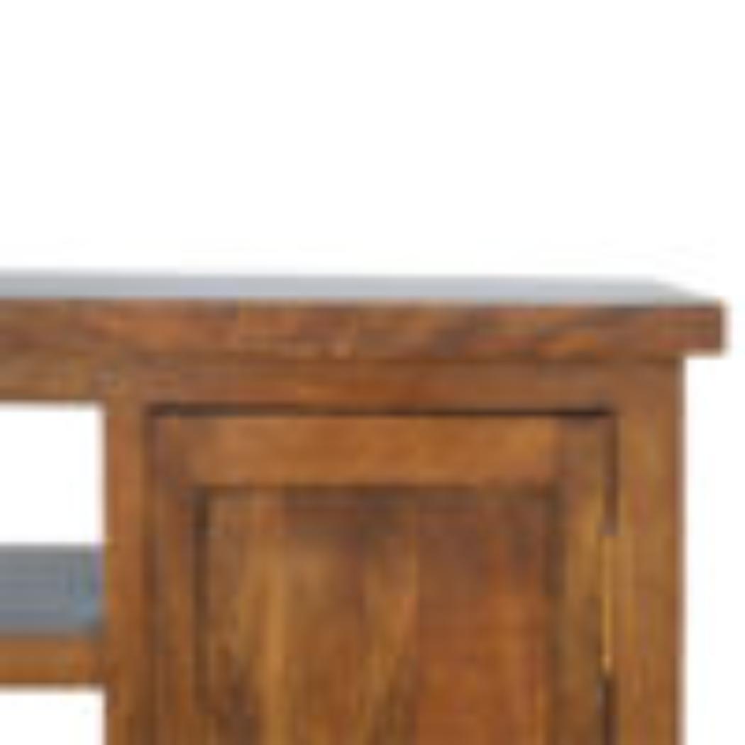 Solid Wood Media Unit | Natural Timber | TV & Entertainment Storage