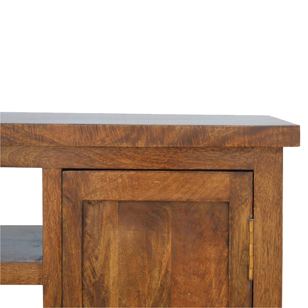 Solid Wood Media Unit | Natural Timber | TV & Entertainment Storage