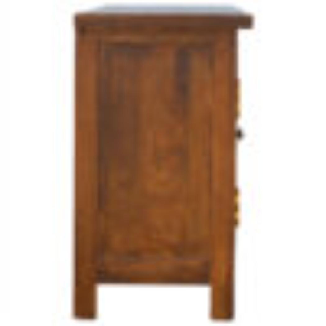 Solid Wood Media Unit | Natural Timber | TV & Entertainment Storage