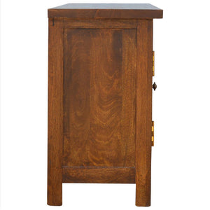 Solid Wood Media Unit | Natural Timber | TV & Entertainment Storage