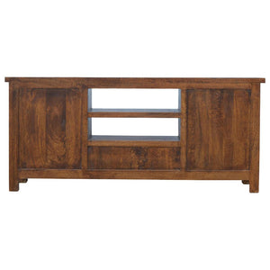 Solid Wood Media Unit | Natural Timber | TV & Entertainment Storage