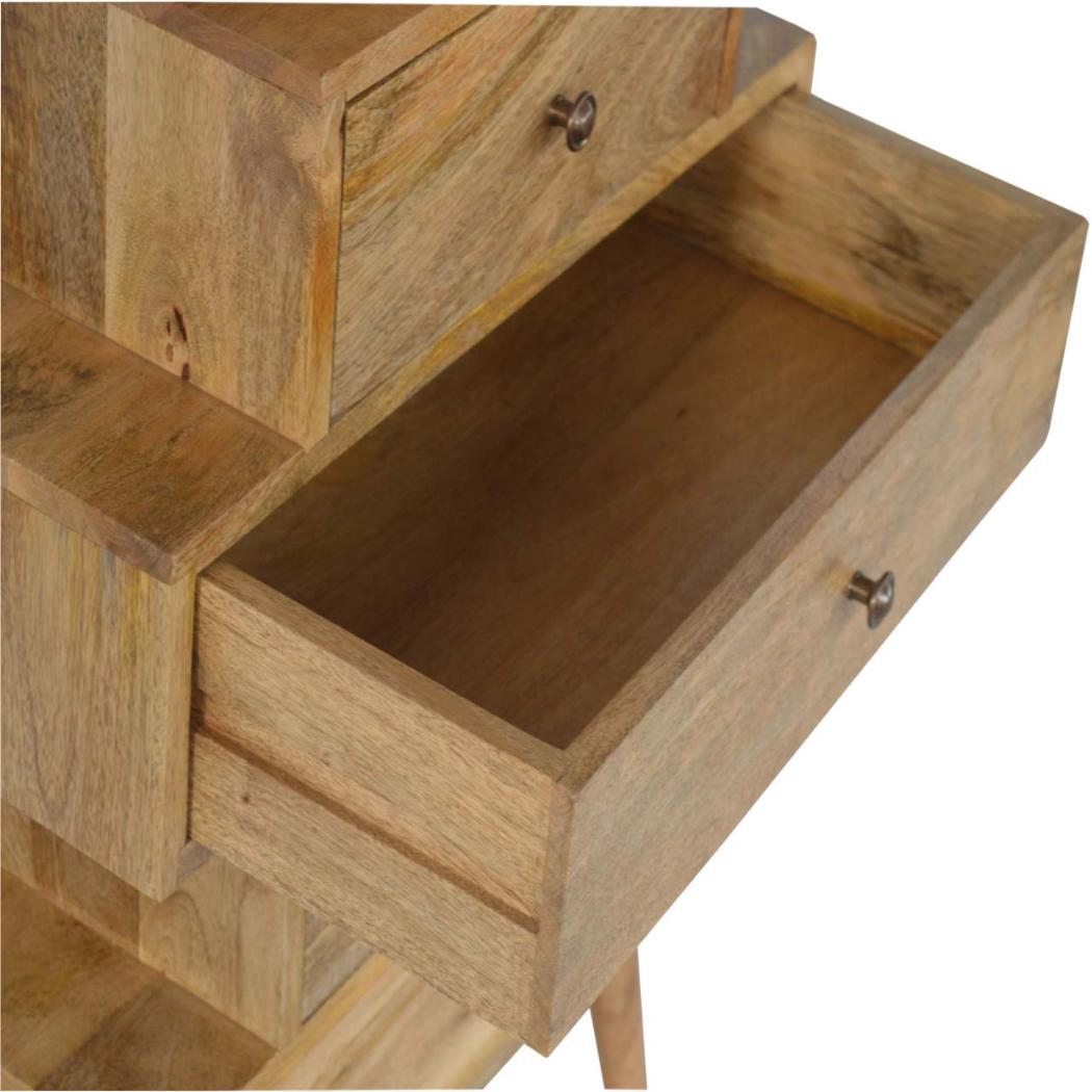 Solid Wood Tower Chest Cabinet | Tall Storage Unit | Space-Saving Design
