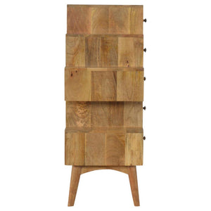 Solid Wood Tower Chest Cabinet | Tall Storage Unit | Space-Saving Design