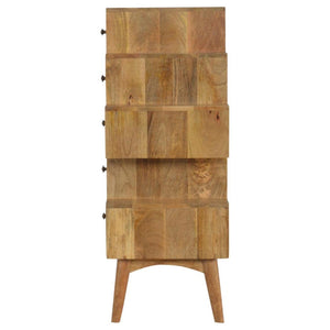 Solid Wood Tower Chest Cabinet | Tall Storage Unit | Space-Saving Design