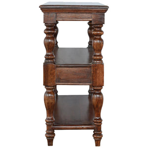 Solid Wood Turned Leg Console Table | Natural Timber | Classic Hallway Design