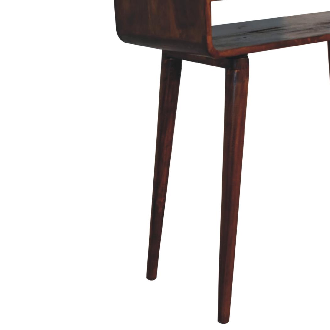 Sonata Chestnut Console Table | Solid Mango Wood | Artisan-Crafted Design