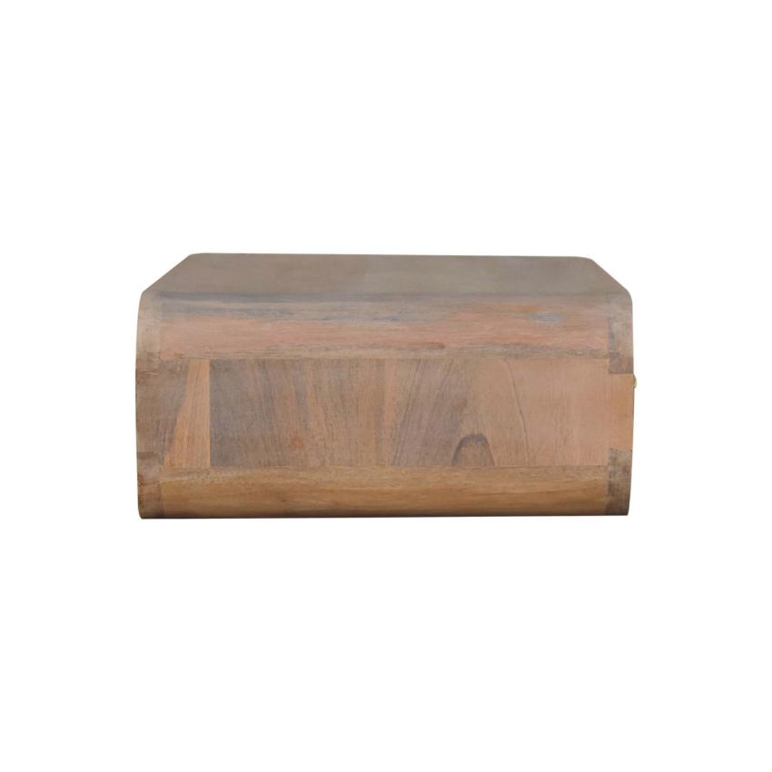 Sonoma T-Bar Wall Mounted Bedside | Solid Mango Wood | Floating Storage