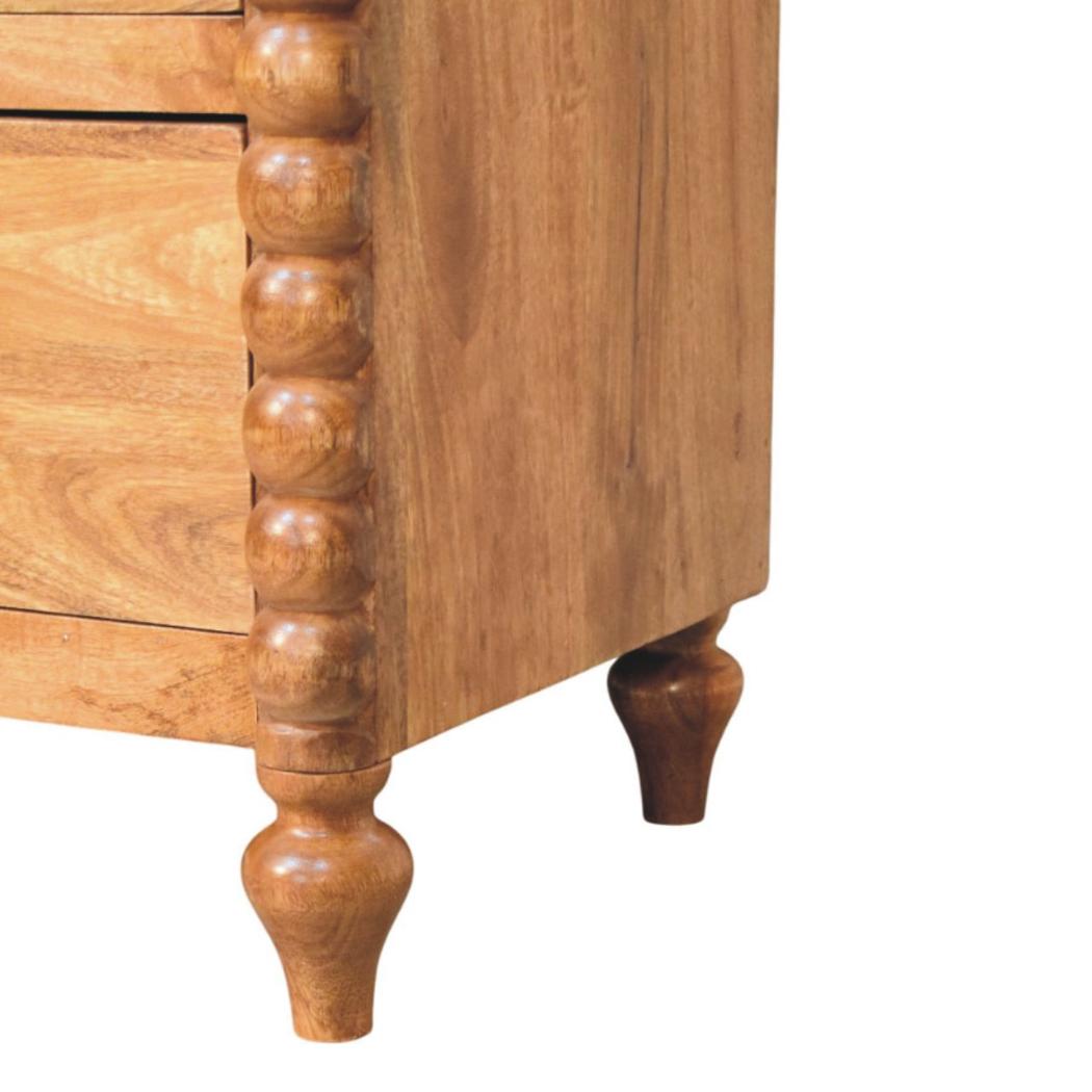 Spindle 3-Drawer Chest | Classic Detail | Practical Bedroom Storage