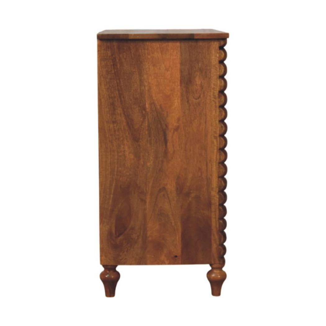 Spindle 3-Drawer Chest | Classic Detail | Practical Bedroom Storage