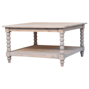 Spindle Acid Wash Coffee Table | Spindle Detailing | Living Room Furniture